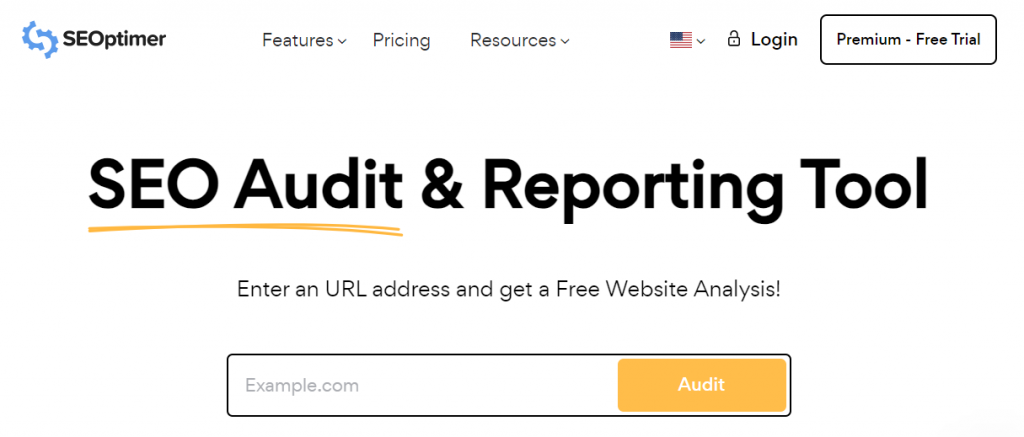 seo audit en rapportagetool